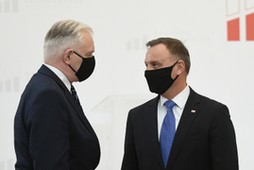 Jarosław Gowin i Andrzej Duda. 