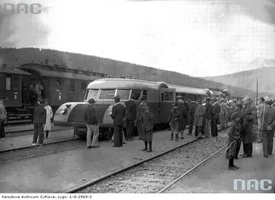 'Torpeda podhalańska' w czasie jazdy próbnej - sierpień 1933 rok