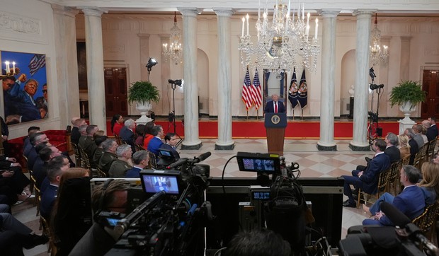  Donald Tramp govori o ratu u Iranu iz  Bele kuće