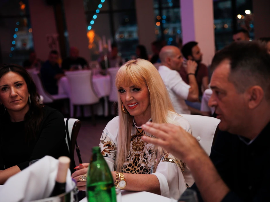 Branka Sovrlić sinoć na promociji Jovane Tipšin