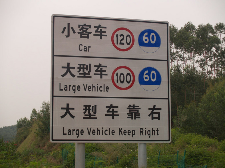 Jak wyglądają chińskie autostrady?