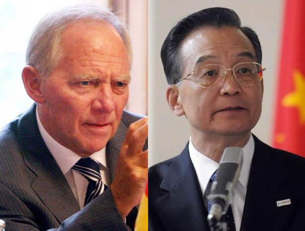 Wolfgang Schaeuble i Wen Jiabao