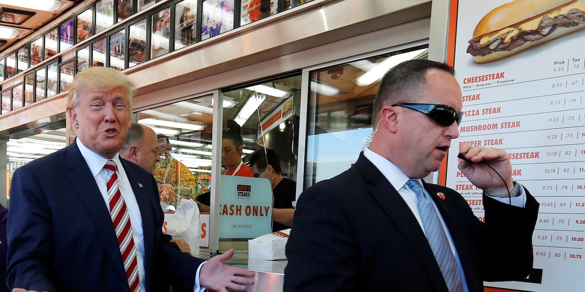 Trump's former bodyguard went on McDonald's runs for him because the White House kitchen couldn't satisfy his cravings for a Quarter Pounder