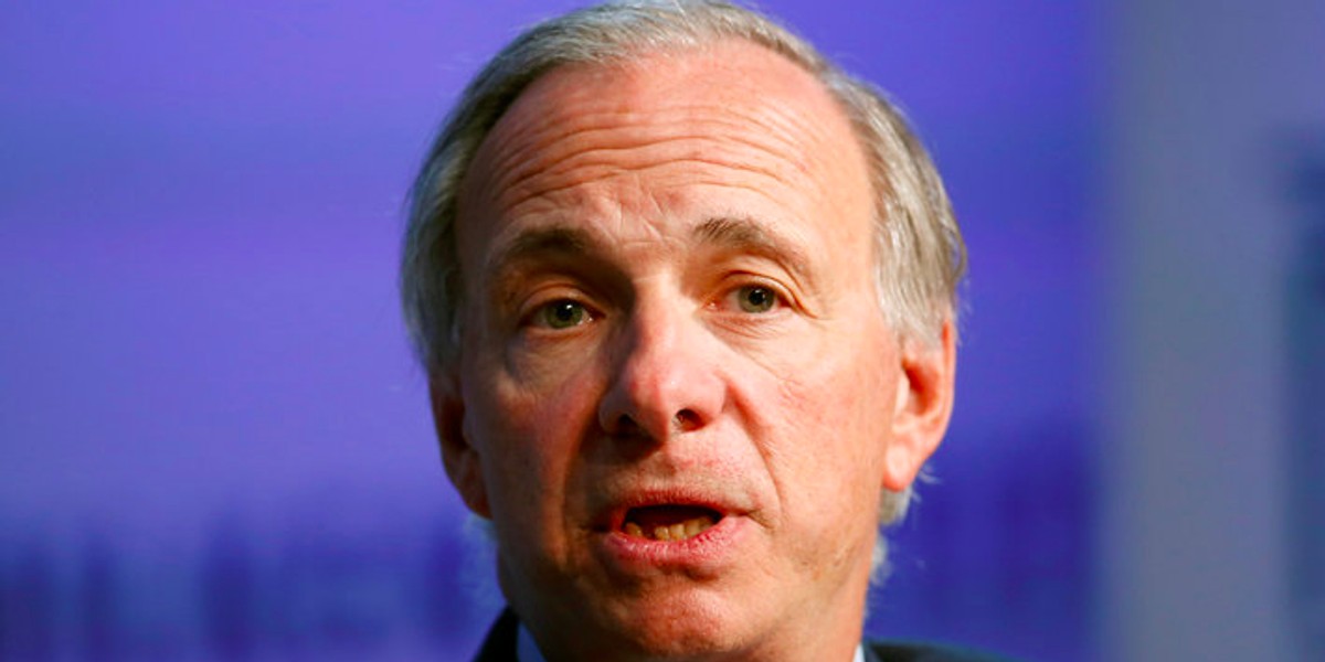 Raymond Dalio, Founder, Chairman and Co-Chief Investment Officer of Bridgewater Associates, speaks at the Milken Institute Global Conference in Beverly Hills