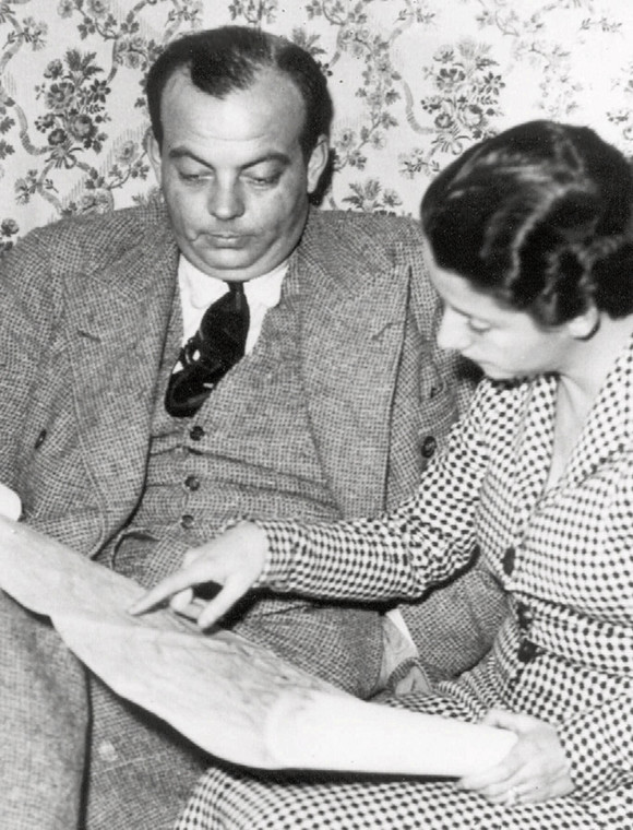 Antoine de Saint-Exupery ze swoją żoną Consuelo w 1936 r.