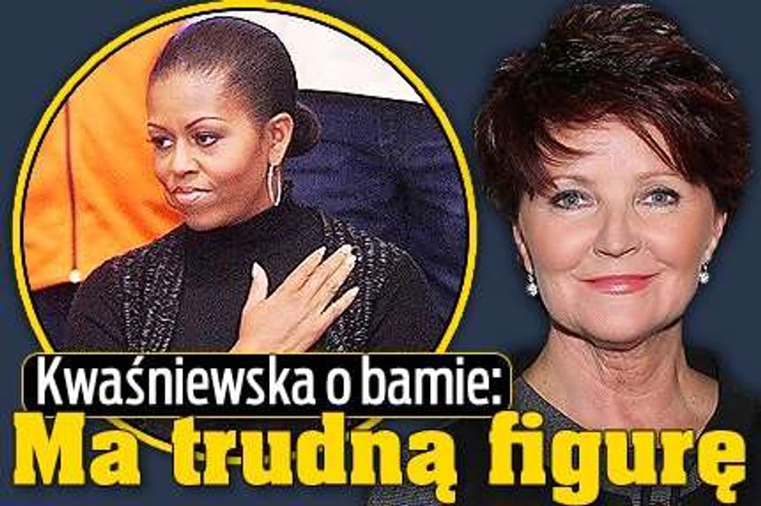 Kwaśniewska o Obamie: Ma trudną figurę