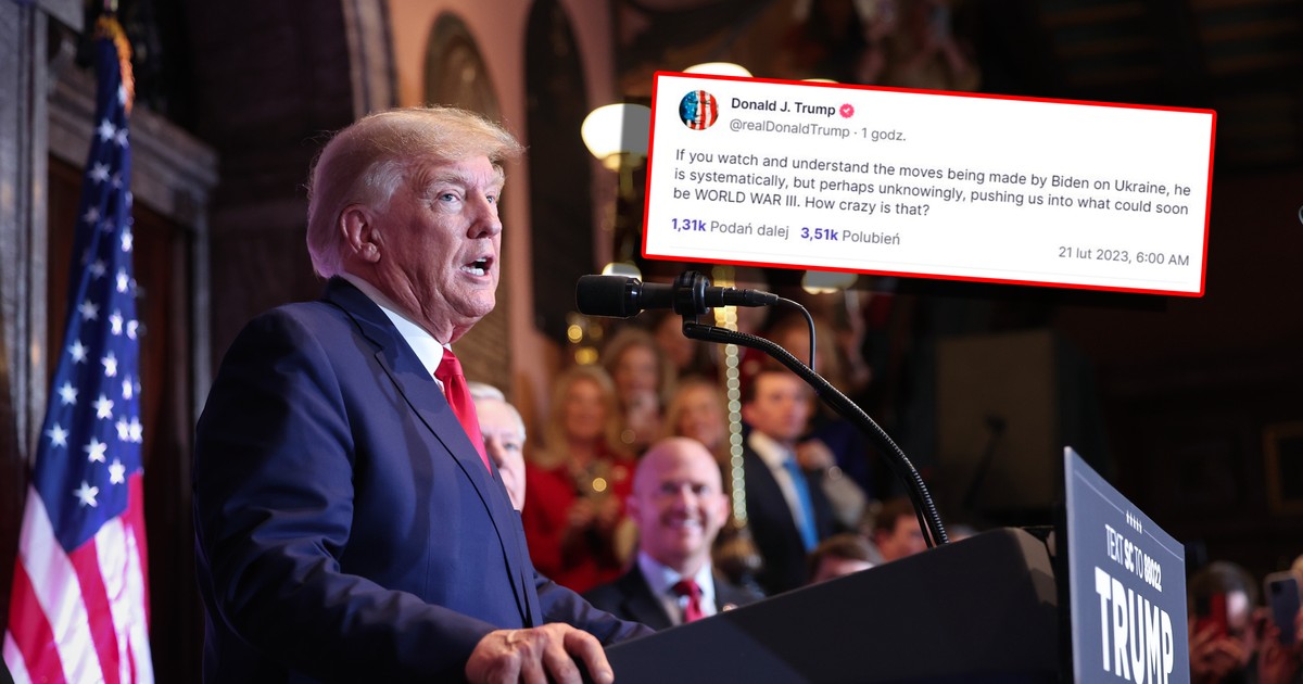 Trump skomentował wizytę Bidena. Pisze o III wojnie światowej
