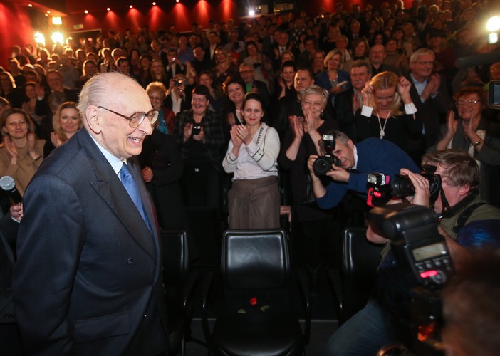 Spotkanie zorganizowane z okazji 92. urodzin prof. Władysława Bartoszewskiego