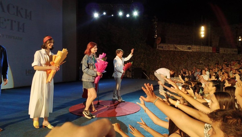 Filmski susreti u Nišu/ Ekipa filma "Čuvari formule"