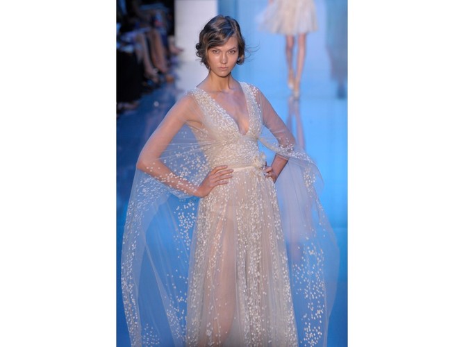 Paris Fashion Week - suknie Ellie Saaba z kolekcji Haute couture.