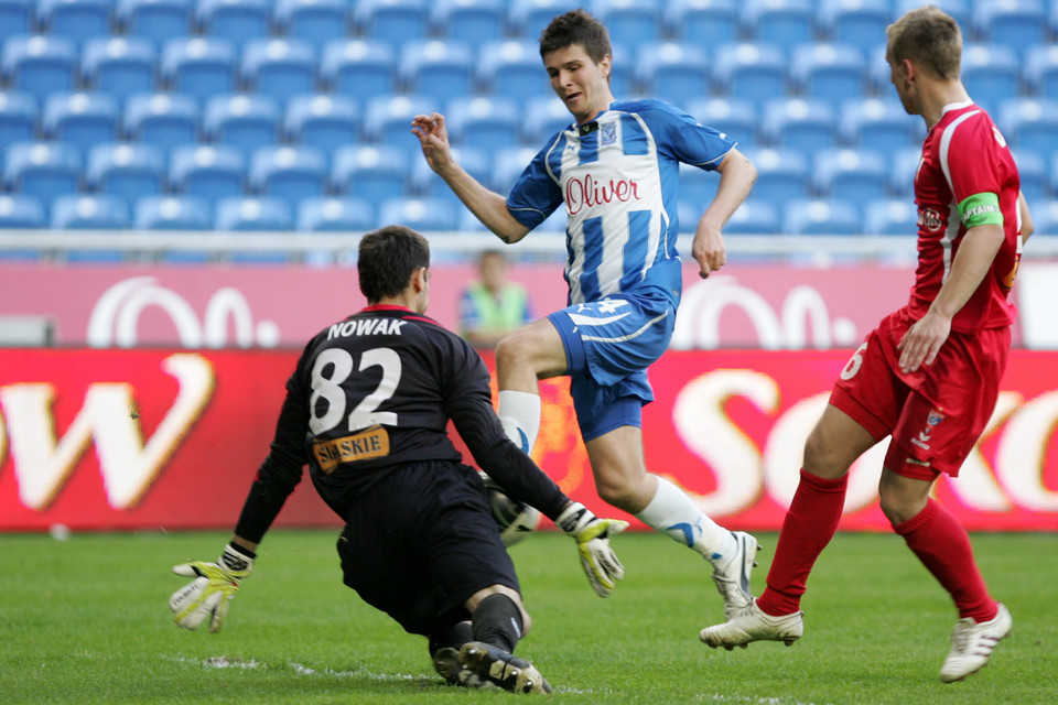 PIŁKA NOŻNA LIGA POLSKA LECH POZNAŃ GÓRNIK ZABRZE