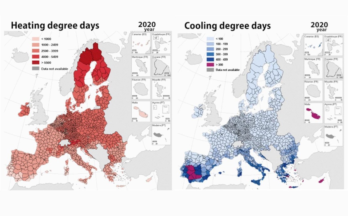 Heating and Cooling degree days