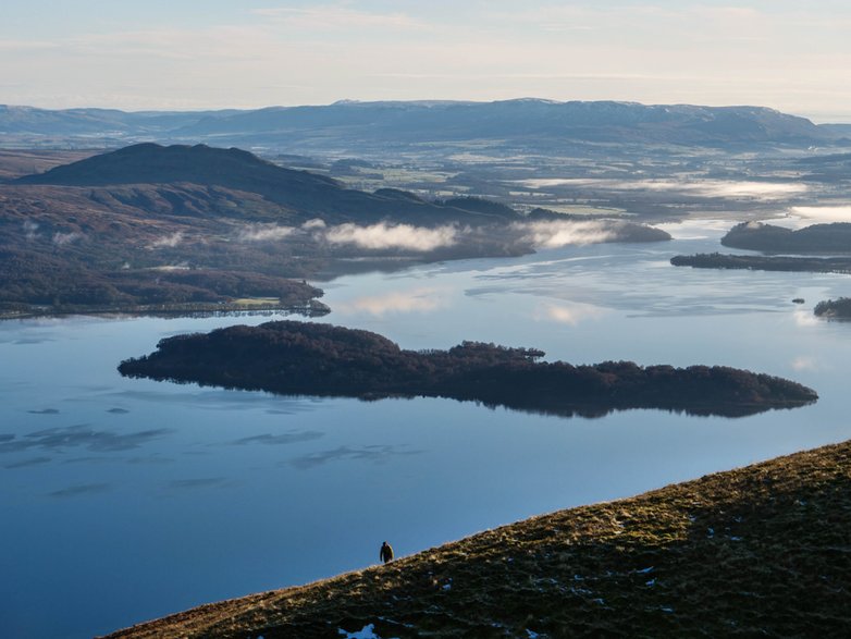 Loch Lomond widziane z Beinn Dubh