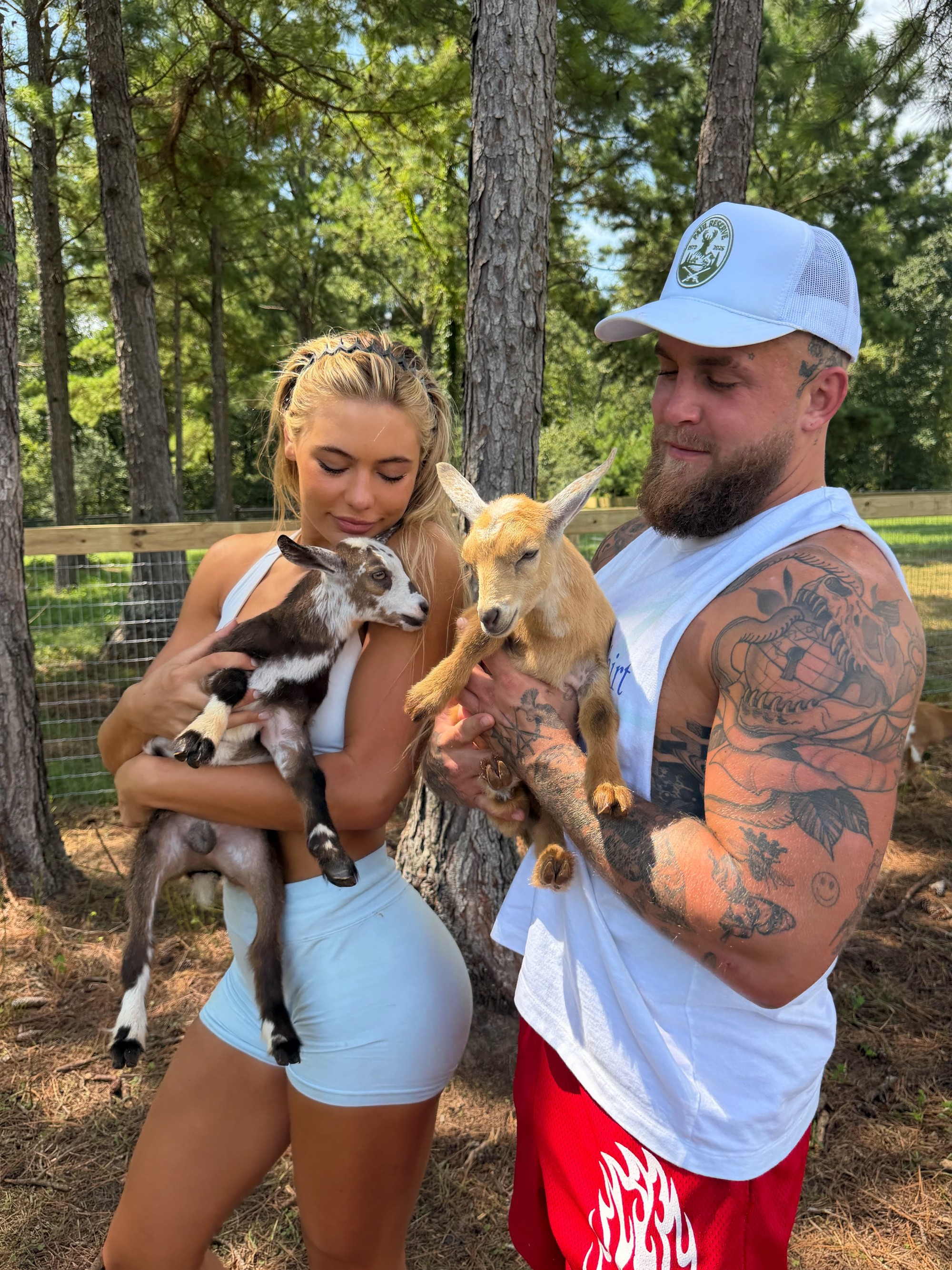 Jake Paul a Jutta Leerdam.