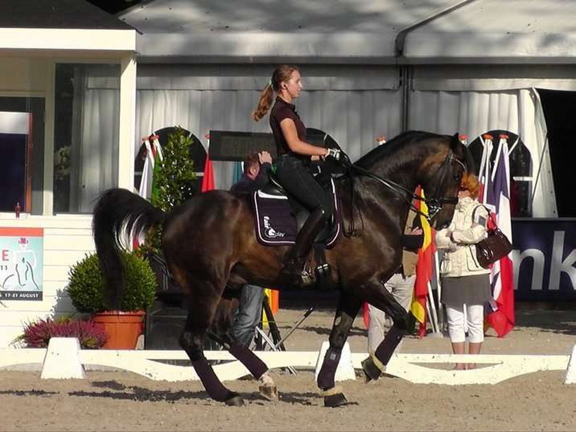 Beata Stremler jedzie na IO Londyn 2012 na koniu Martini