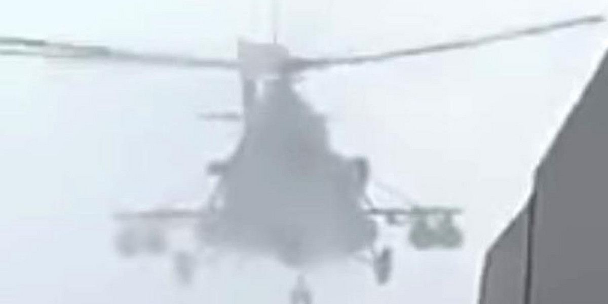 Ukraina. Katastrofa śmigłowca Mi-8