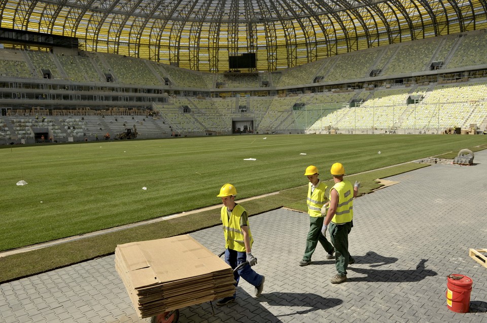 Budowa stadionu w Gdańsku