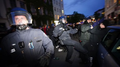 Demonstracje z okazji Święta Pracy w Berlinie. Starcia z policją