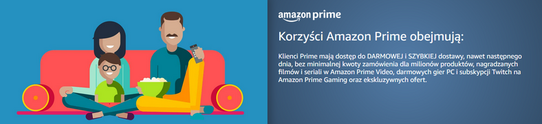 Amazon Prime w Polsce nie zapewnia wszystkich możliwych korzyści, którymi cieszą się subskrybenci tej usługi w Niemczech, Wielkiej Brytanii, czy USA, ale nadrabia to niską ceną.