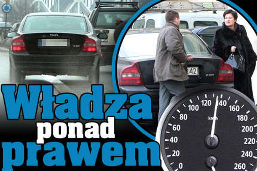 Władza ponad prawem. Tak jeździ prezydent!