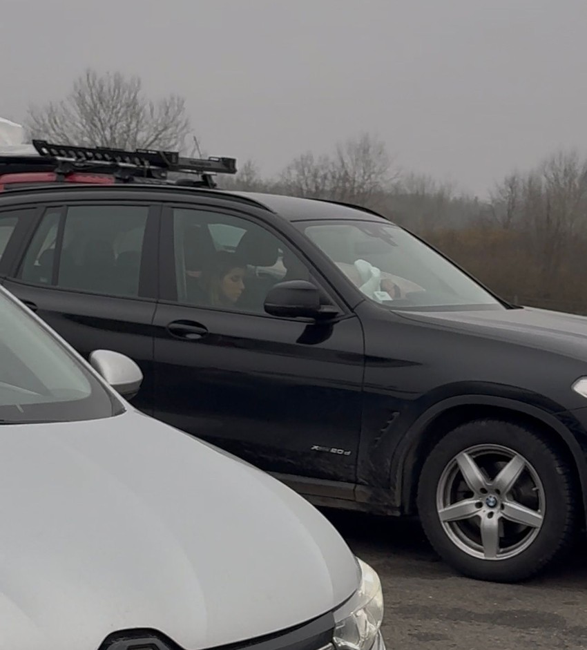 Jovana Pajić a granici sa Hrvatskom