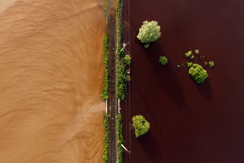 Sandomierz "Powódź z nieba". Fot. Kacper Kowalski