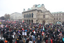 Protest przeciwników przymusowych szczepień w Wiedniu - 11.12.2021