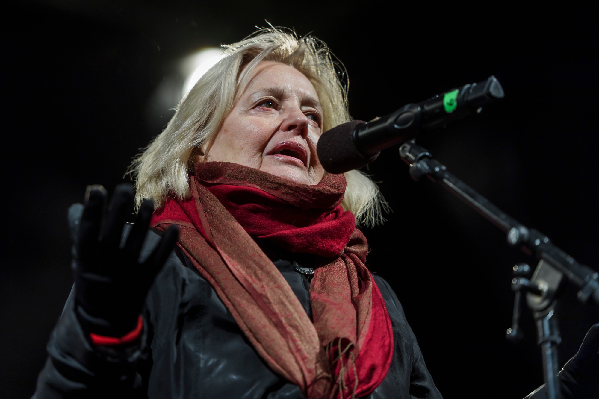 Herečka Magda Vášáryová.