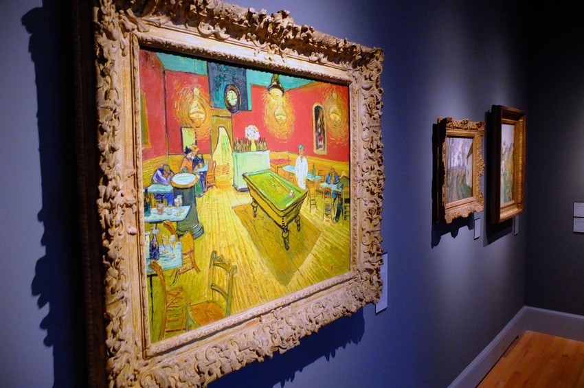 Van Gogova slika "Noćni kafe" na Jejlu