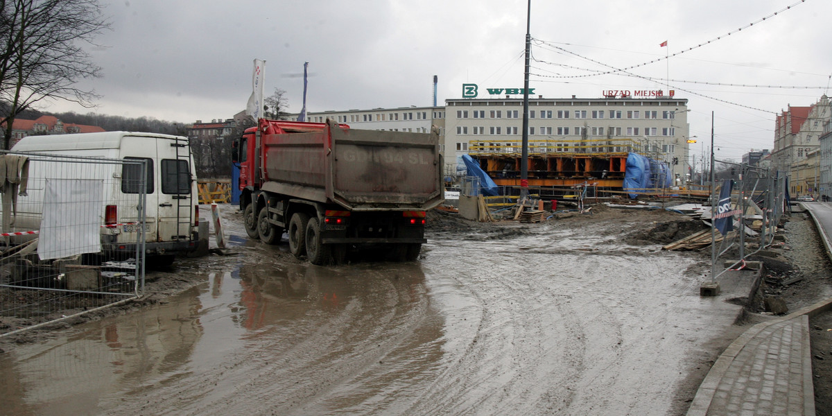 Tak wyglądają okolice budowy Forum Gdańsk