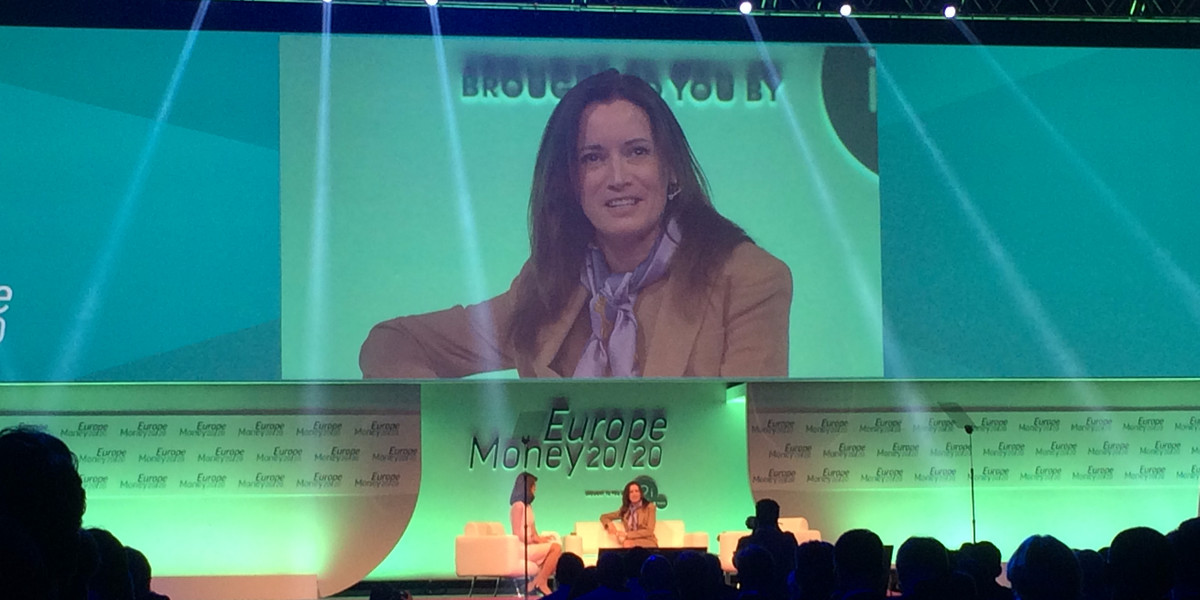 Digital Asset Holdings CEO Blythe Masters on stage at Money2020.