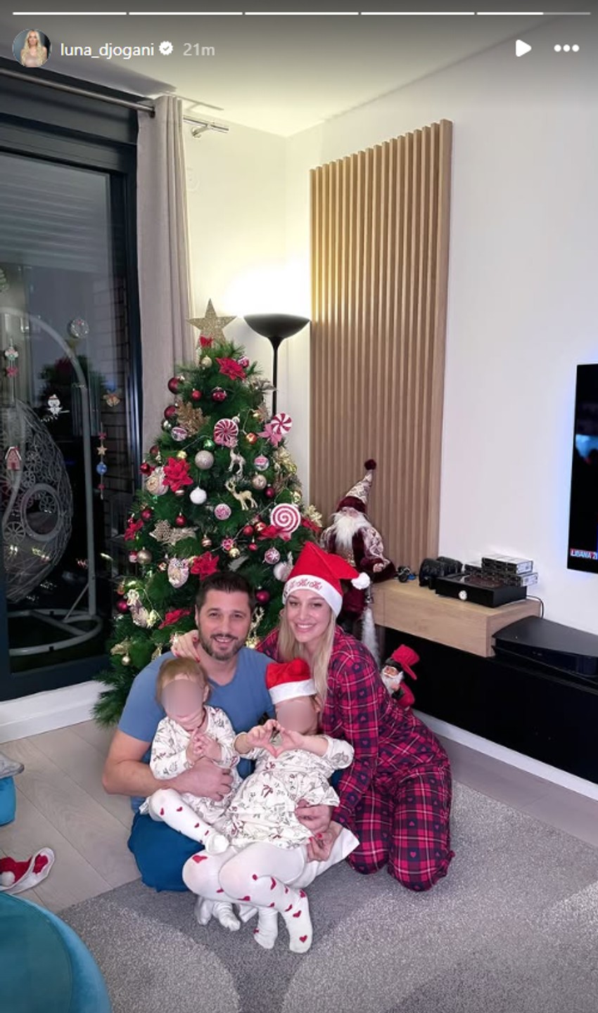 Luna i Marko sa ćerkama