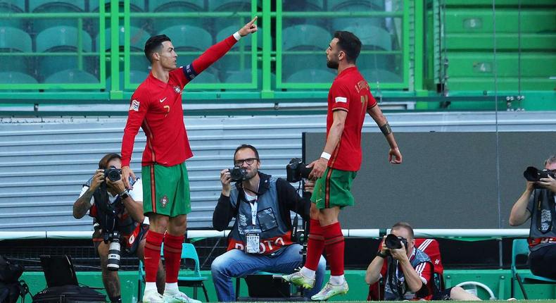 Cristiano Ronaldo a fait une passe décisive et a marqué deux des quatre buts du Portugal