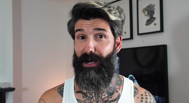 Watch Beard Model Shave for First Time in 10 Years