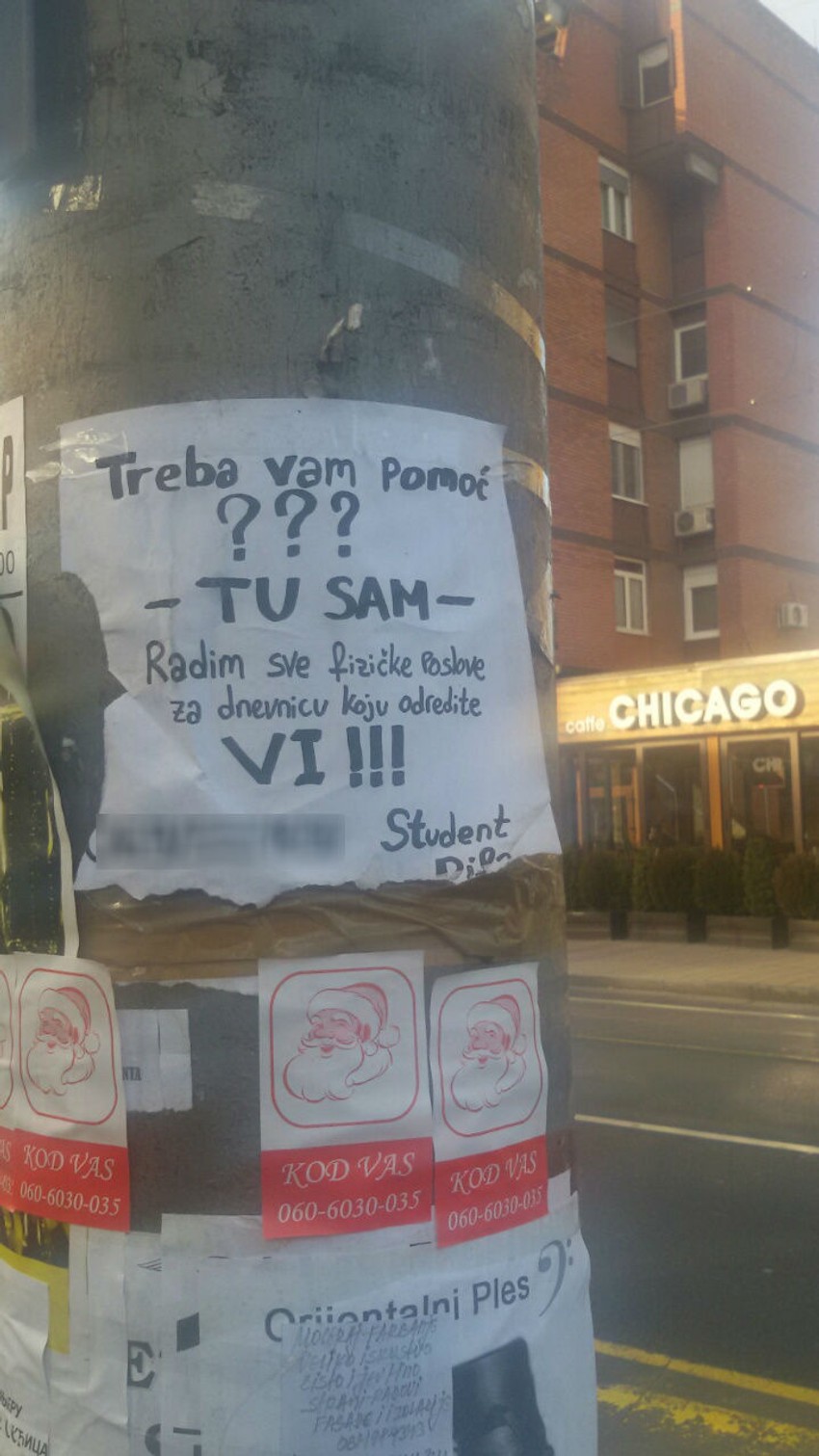 Studenti pristaju na različite poslove