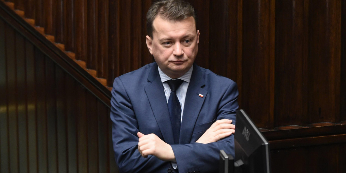 Minister spraw wewnętrznych Mariusz Błaszczak trafił do szpitala