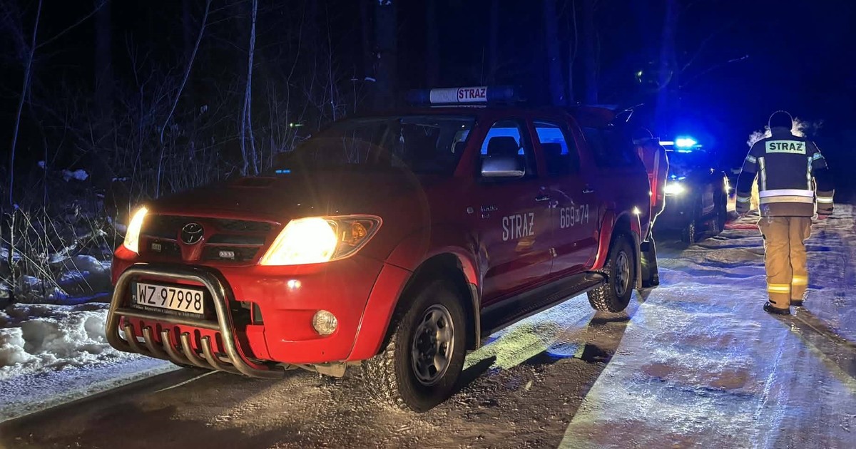 Dramat w lesie pod Warszawą