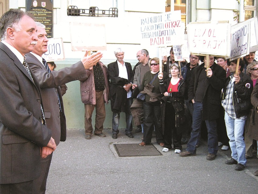 Miroslav Vasin sutra ponovo sa građevinarima