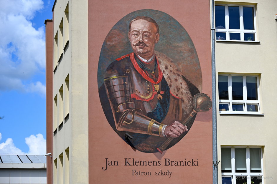 Nowy mural w Białymstoku. Przedstawia Jana Klemensa Branickiego!