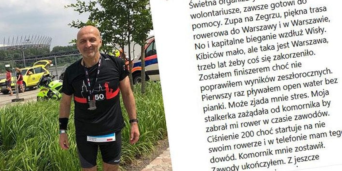 Kazimierz Marcinkiewicz na zawodach sportowych