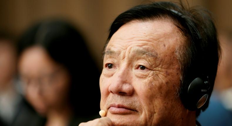 Huawei founder Ren Zhengfei attends a panel discussion at the company headquarters in Shenzhen, Guangdong province, China June 17, 2019. REUTERS/Aly Song