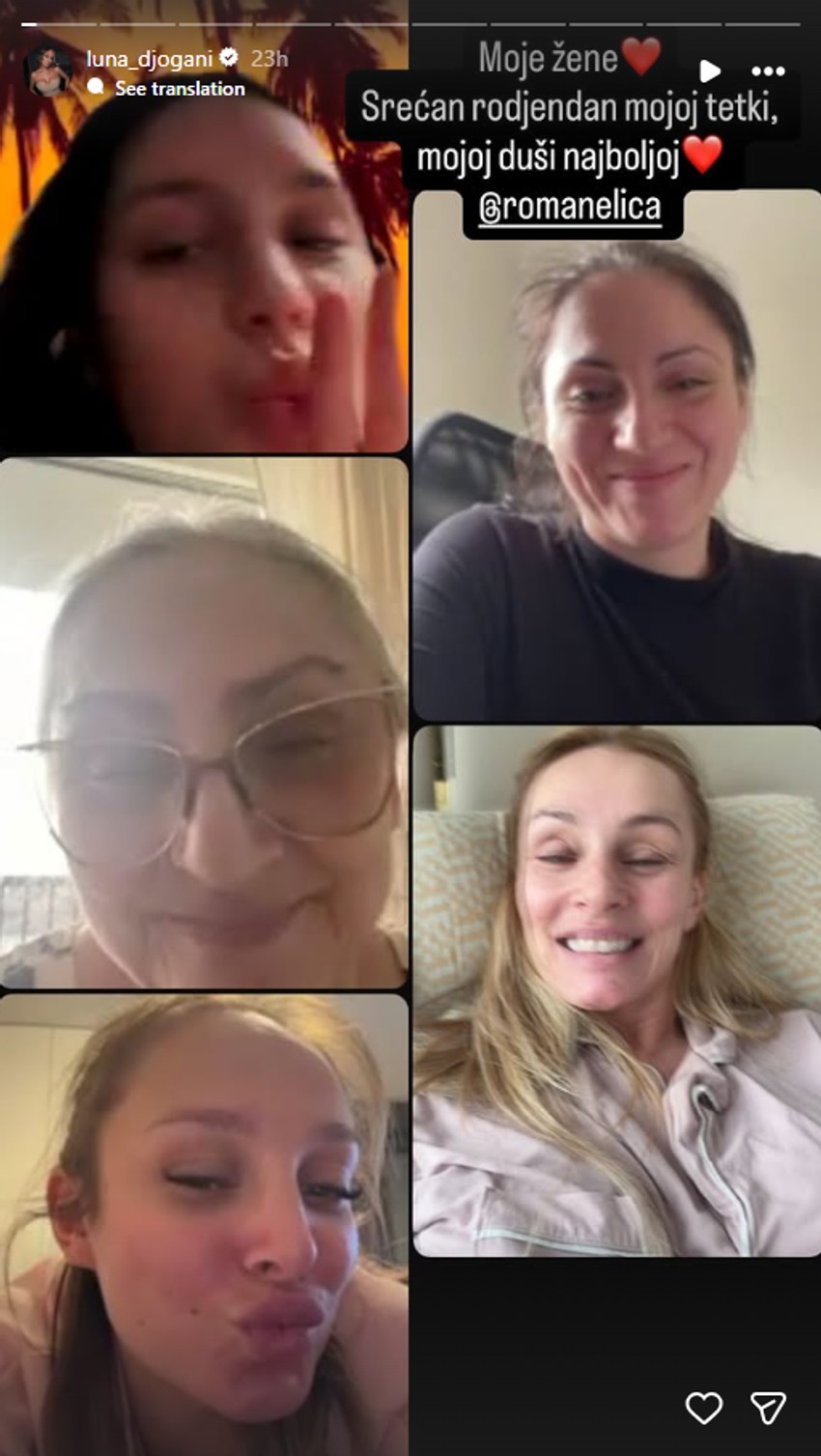 Slavlje u porodici Lune Đogani: Anabela ne skida osmeh sa lica, tu je i njena majka