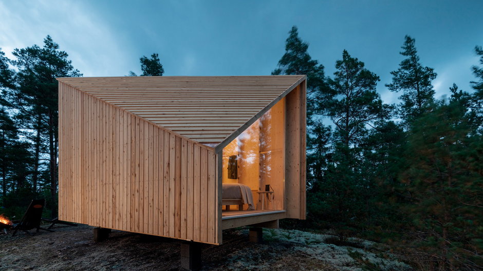 Modułowy dom z drewna