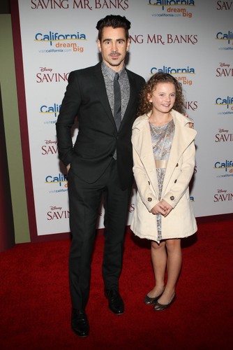 Colin Farrell i Annie Rose Buckley na premierze 'Ratując pana Banksa'