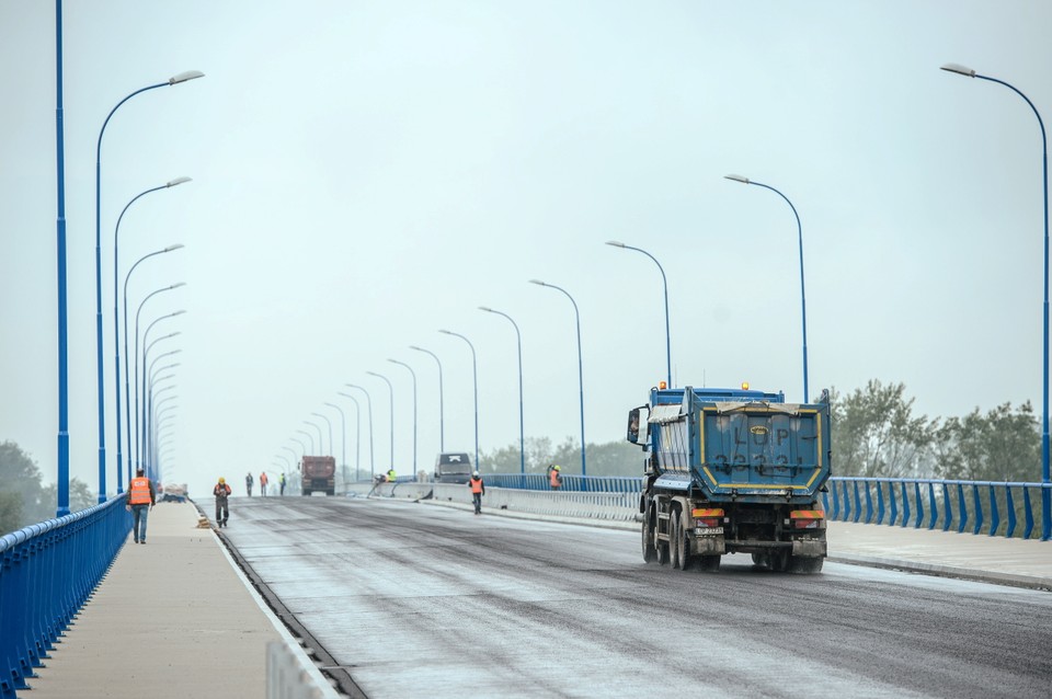 KAMIEŃ PRÓBA OBCIĄŻENIOWA MOSTU (próba obciążeniowa mostu w Kamieniu)