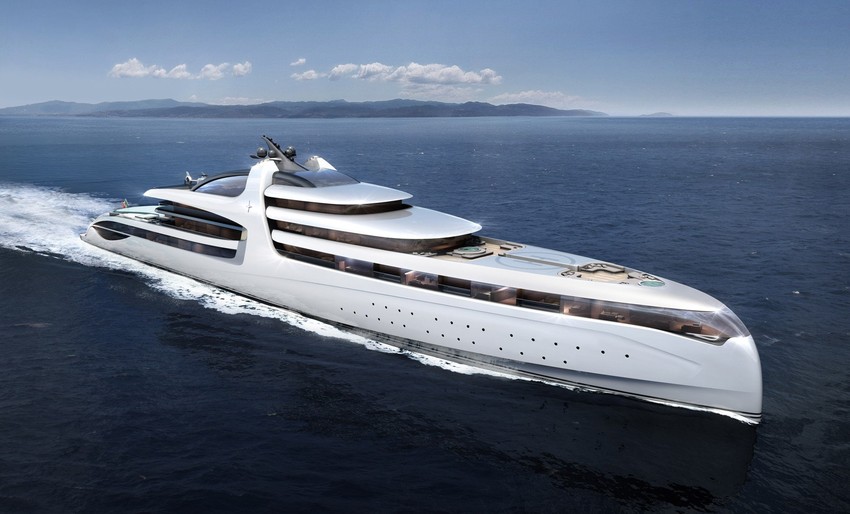 Megajahta je duga kao dva džambo-džeta (145 metara), čak deset metara duža od visine Londonskog oka (135 metara)