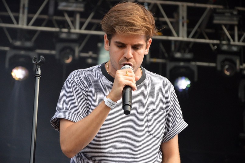 Taco Hemingway podczas koncertu na Orange Warsaw Festival. 2 czerwca 2018