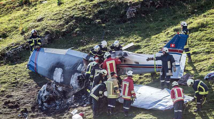 A gép összes utasa meghalt /Fotó: MTI