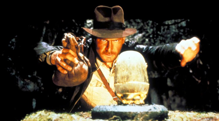 Harrison Ford Indiana Jones legendás szerepében.