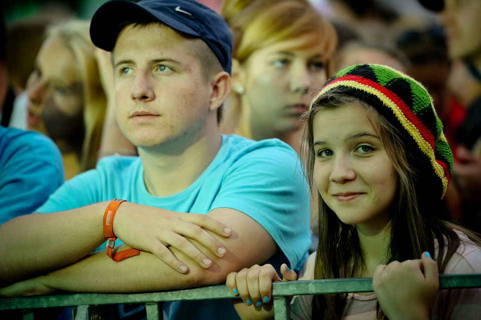 Publiczność na Ostróda Reggae Festival 2013 - dzień pierwszy